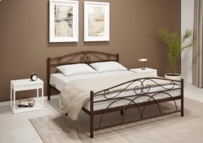 Кровать Морена Металл, 160х190 мм, Медный антик, Медный антик, 1630